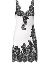 Il Volo - Cara Lace-Trim Embroidered Dress - Lyst
