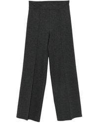 Semicouture - Maude Pressed-Crease Tailored Trousers - Lyst