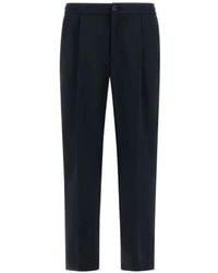 Herno - Pleated Trousers - Lyst