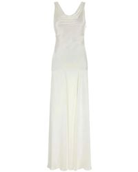 Alberta Ferretti - Kleid aus Satin - Lyst