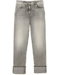 Twinset - Vaqueros con parche del logo - Lyst