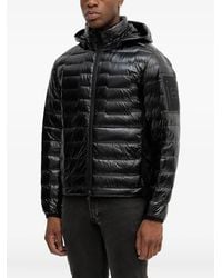 BOSS - Hooded Quilted Jacket - Lyst