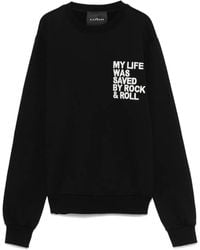 John Richmond - Sweatshirt Mit Textstickerei - Lyst
