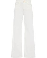 7 For All Mankind - Lotta Wide-Leg Jeans - Lyst