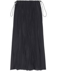 Balenciaga - Jupe mi-longue à design plissé - Lyst