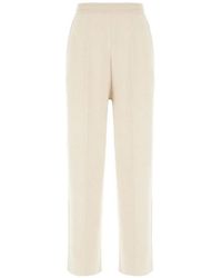 Lanvin - Elasticated-Waistband Straight-Leg Trousers - Lyst