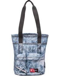DIESEL - X Eastpak デニム トロンプルイユ ハンドバッグ - Lyst