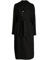 Yohji Yamamoto - Belted Trench Coat - Lyst