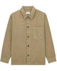 Saint Laurent - Logo-Embroidery Shirt Jacket - Lyst
