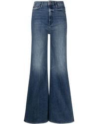Mother - Roller Skimp Wide-leg Jeans - Lyst