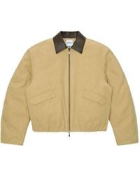 Adererror - Contrast-collar Long-sleeve Jacket - Lyst
