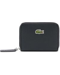 Lacoste - Mini Logo-Patch Zip-Around Wallet - Lyst