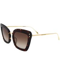 Isabel Marant - Tortoiseshell-Effect Square-Frame Sunglasses - Lyst