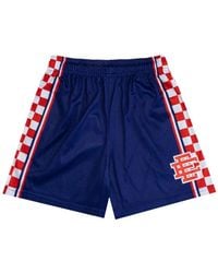 Eric Emanuel - Ee Basic Geruite Shorts - Lyst