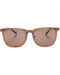 Emporio Armani - Sonnenbrille Mit Eckigem Gestell - Lyst