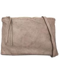 SOMMET - Texturierte Satchel-Tasche - Lyst