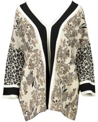 Blugirl Blumarine - Floral And Animal-Print Sweater - Lyst