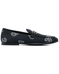 Dolce & Gabbana - Logo-jacquard Loafers - Lyst