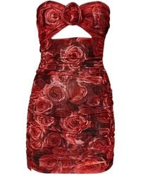 ROOM76 - Strapless Midi-Jurk - Lyst