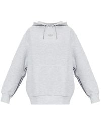 adidas - Logo-Embroidered Hoodie - Lyst