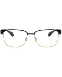 Versace - Brille Mit Eckigem Gestell - Lyst