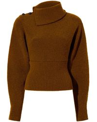 Proenza Schouler - Asymmetric-Neck Bouclé Jumper - Lyst
