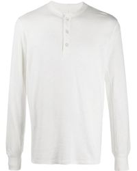 Rag & Bone - Round-Split Neck Long-Sleeved Top - Lyst
