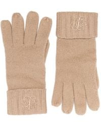 Polo Ralph Lauren - Handschuhe mit Logo-Stickerei - Lyst