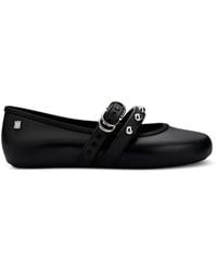 Melissa - Studded Buckle Ballet Flats - Lyst