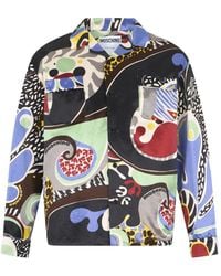 Moschino - Graphic-Print Long-Sleeve Shirt - Lyst