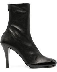 Jude - Luna Ankle Boots Stretch And Brushed Leather - Lyst