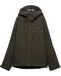 Prada - Jas Met Capuchon En Logo-Label - Lyst