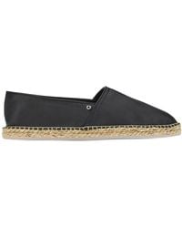 Ferragamo - Gancini-Buckle Leather Espadrilles - Lyst