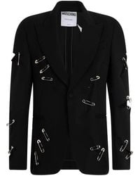 Moschino - Safety-Pin Blazer - Lyst