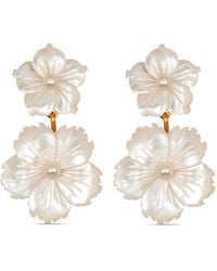 Jennifer Behr - Tibby Floral Drop Earrings - Lyst