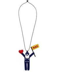Walter Van Beirendonck - Peace Jewel Beaded Necklace - Lyst