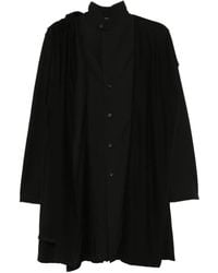 Yohji Yamamoto - Bluse mit Schal - Lyst