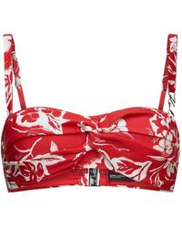 KARL LAGERFELD - Haut De Bikini Signature À Détail Torsadé - Lyst