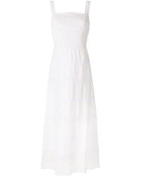 Martha Medeiros Leticia Midi Dress - White
