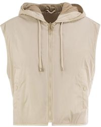 Weekend by Maxmara - Reversible Water-Repellent Canvas Padded Gilet - Lyst