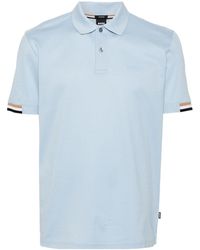 BOSS - Embroidered-logo Polo Shirt - Lyst