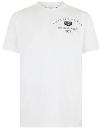 Philipp Plein - Logo-Patch Jersey T-Shirt - Lyst
