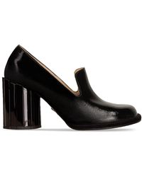 Ami Paris - Round Heel Patent-leather Loafers - Lyst