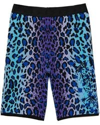 Twinset - Leopard-Print Shorts - Lyst
