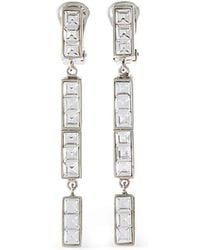 Alessandra Rich - Crystal-Embellished Earrings - Lyst