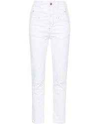 Isabel Marant - Hoch sitzende Niliane Skinny-Jeans mit Kontrastnaht - Lyst