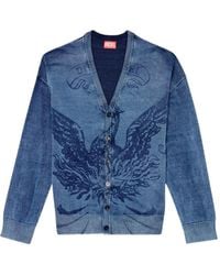 DIESEL - K-Fenicar Cardigan - Lyst
