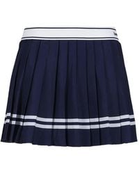 Sporty & Rich - Pleated Striped Skirt - Lyst