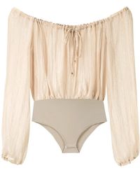 Amir Slama - Metallic Bodysuit - Lyst