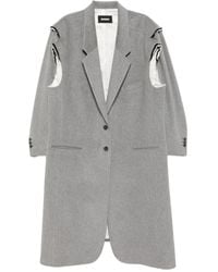 Moohong - Doubled Shoulder Coat - Lyst